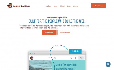 http://www.wpbeaverbuilder.com screenshot
