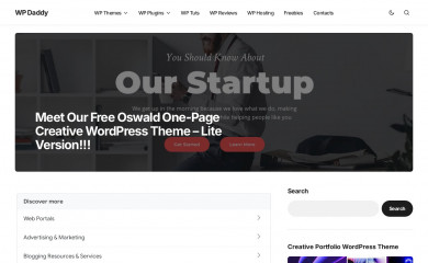 https://wpdaddy.com/meet-our-free-oswald-one-page-creative-wordpress-theme-lite-version/ screenshot