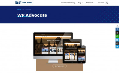 WP Advocate screenshot