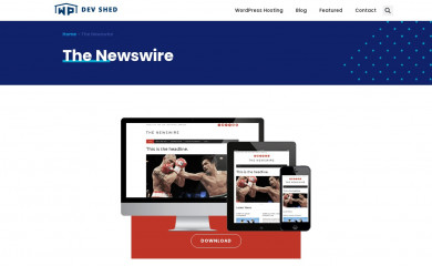 https://wpdevshed.com/themes/the-newswire/ screenshot