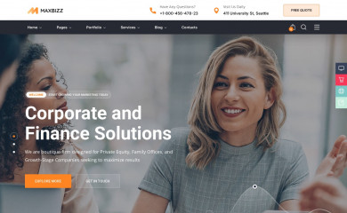 http://wpdemo.archiwp.com/maxbizz screenshot
