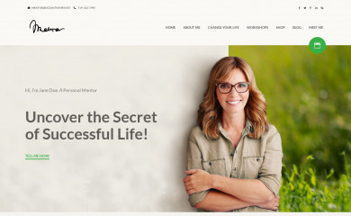 https://wpdemo.archiwp.com/mentor/ screenshot