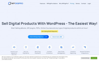WPDigiPro screenshot