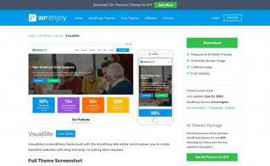 VisualSite screenshot