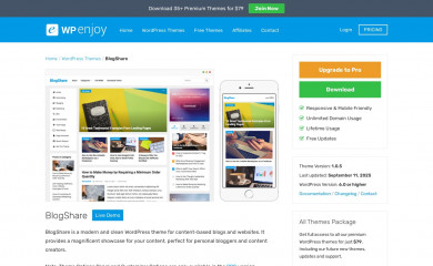 BlogShare screenshot