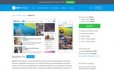 BlogSite Pro screenshot