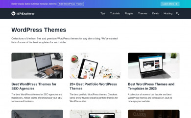 http://www.wpexplorer.com/themes/ screenshot