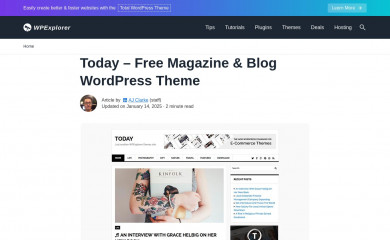 WPEX Today screenshot