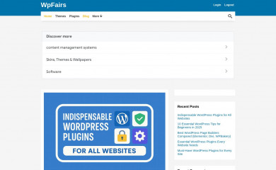 wpfairs.com screenshot