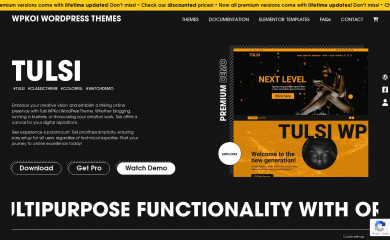 https://wpkoi.com/tulsi-wpkoi-wordpress-theme/ screenshot