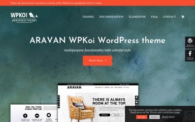 https://wpkoi.com/aravan-wpkoi-wordpress-theme/ screenshot