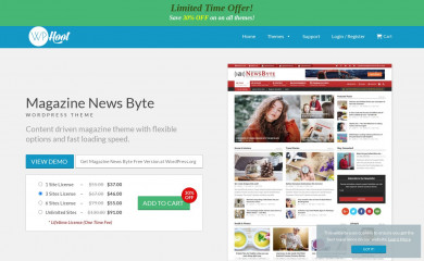 https://wphoot.com/themes/magazine-news-byte/ screenshot