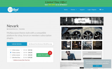 https://wphoot.com/themes/nevark/ screenshot