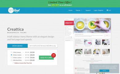 https://wphoot.com/themes/creattica/ screenshot