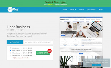 https://wphoot.com/themes/hoot-business/ screenshot