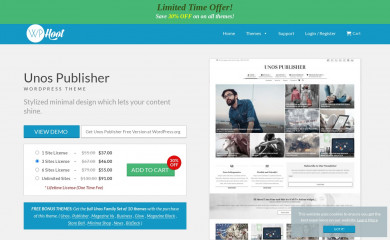 Unos Publisher screenshot