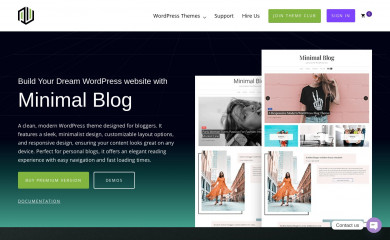 Minimal Blog screenshot
