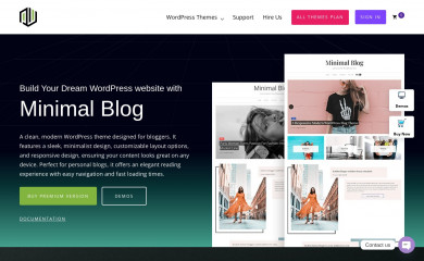 Minimal Blog screenshot