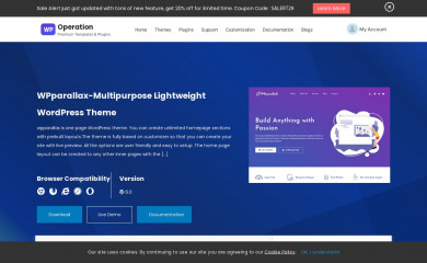 WPparallax screenshot