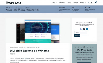 http://www.wplama.cz/divi-child-sablona/ screenshot