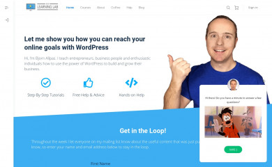 http://wplearninglab.com screenshot