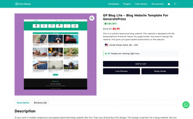 https://wplitetheme.com/gp-blog screenshot