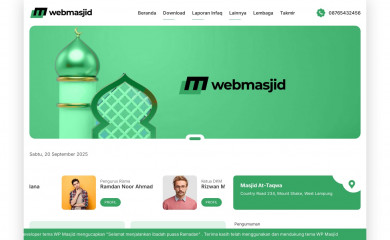 WP Masjid screenshot