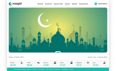 WP Masjid screenshot