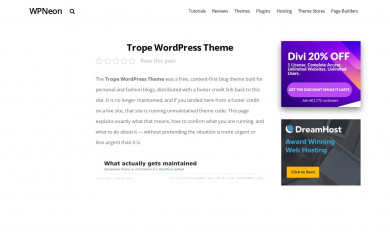 https://wpneon.com/trope-wordpress-theme/ screenshot