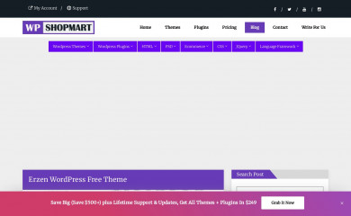 https://wpshopmart.com/erzen/ screenshot