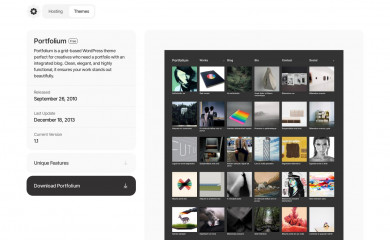 Portfolium screenshot