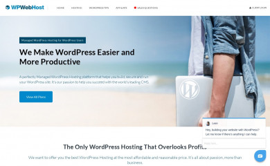 wpwebhost.com screenshot