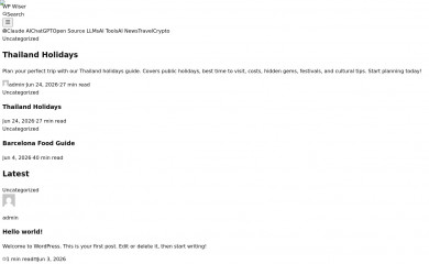 wpwiser.com screenshot