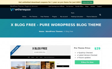 X Blog Free screenshot