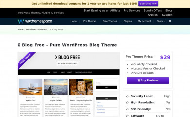 X Blog Free screenshot