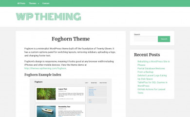 Foghorn screenshot