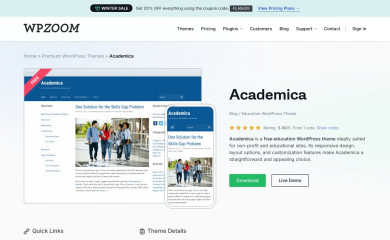 https://www.wpzoom.com/themes/academica/ screenshot
