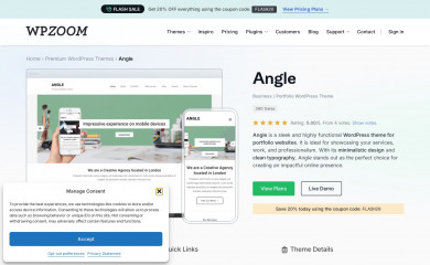 https://www.wpzoom.com/themes/angle screenshot