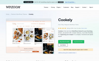 https://www.wpzoom.com/themes/cookely screenshot