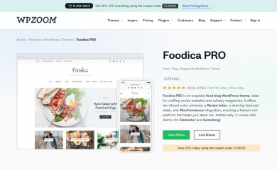 http://www.wpzoom.com/themes/foodica screenshot