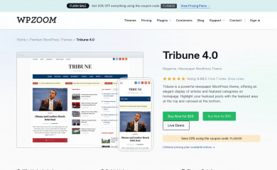 Tribune Theme screenshot