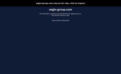 wqjin-group.com screenshot