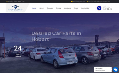 wreckershobart.com.au screenshot