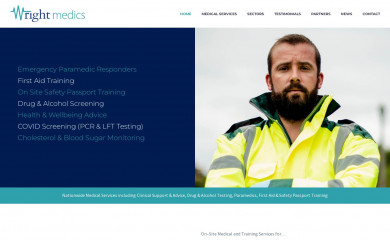 wrightmedics.com screenshot