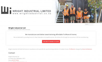 wrightindustrial.co.nz screenshot