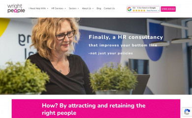 wrightpeoplehr.com screenshot