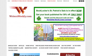 writersweekly.com screenshot
