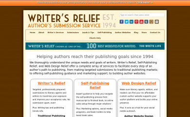 writersrelief.com screenshot