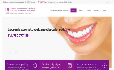 wrocdent.pl screenshot