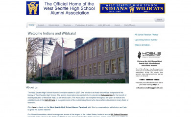 wshsalumniassociation.org screenshot